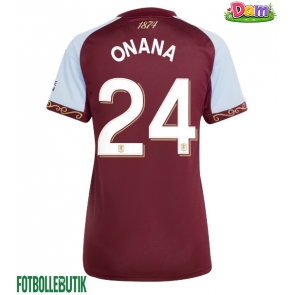 Aston Villa Amadou Onana #24 Hemmatröja Kvinnor 2025-26 Kortärmad